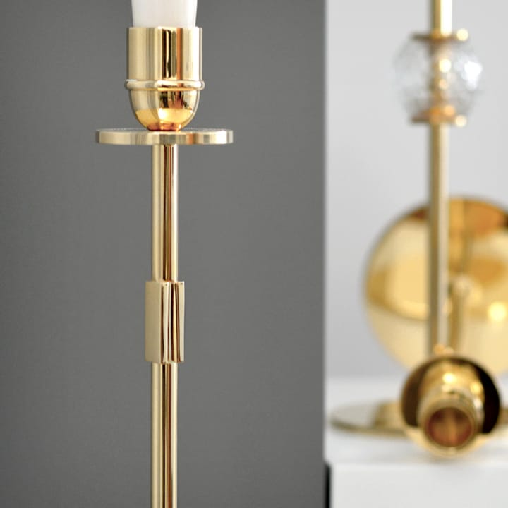 Tuti kandelaar 40 cm, Massief messing Hilke Collection