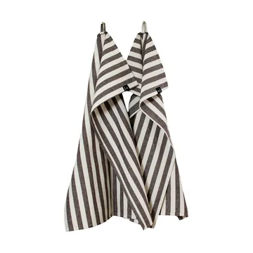 Bretagne keukendoek 50x70 cm 2-pack - Chocolade - Himla