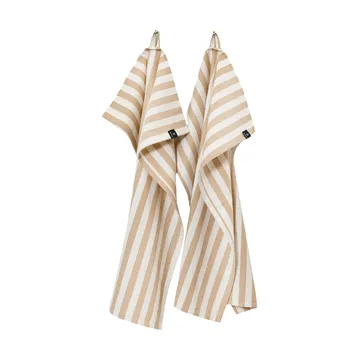 Bretagne keukendoek 50x70 cm 2-pack - Tarwe - Himla