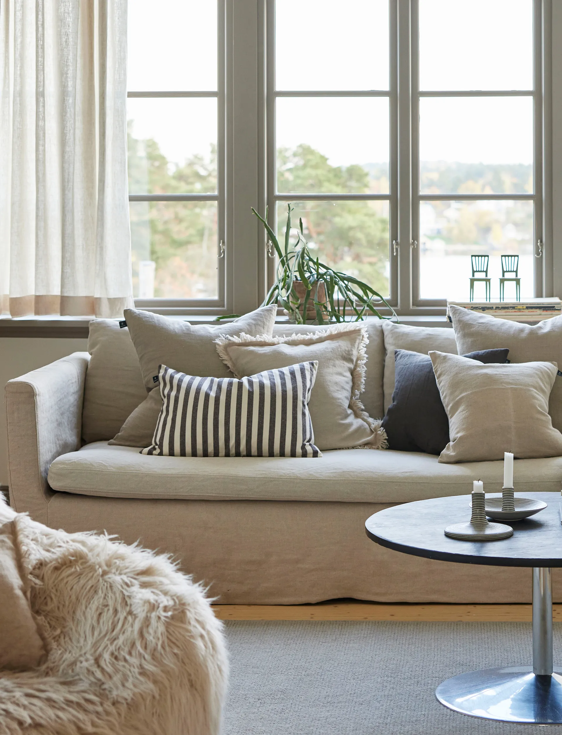 Bretagne kussenhoes, Chocolate, 40x60 cm Himla