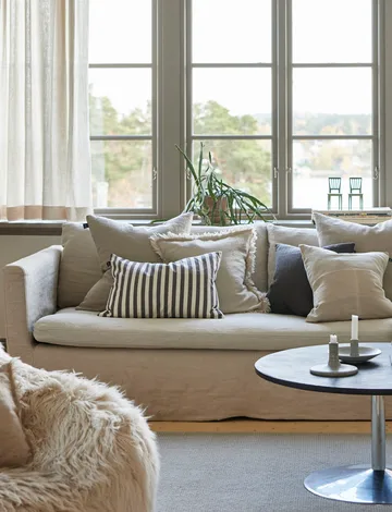 Bretagne kussenhoes - Chocolate, 40x60 cm - Himla