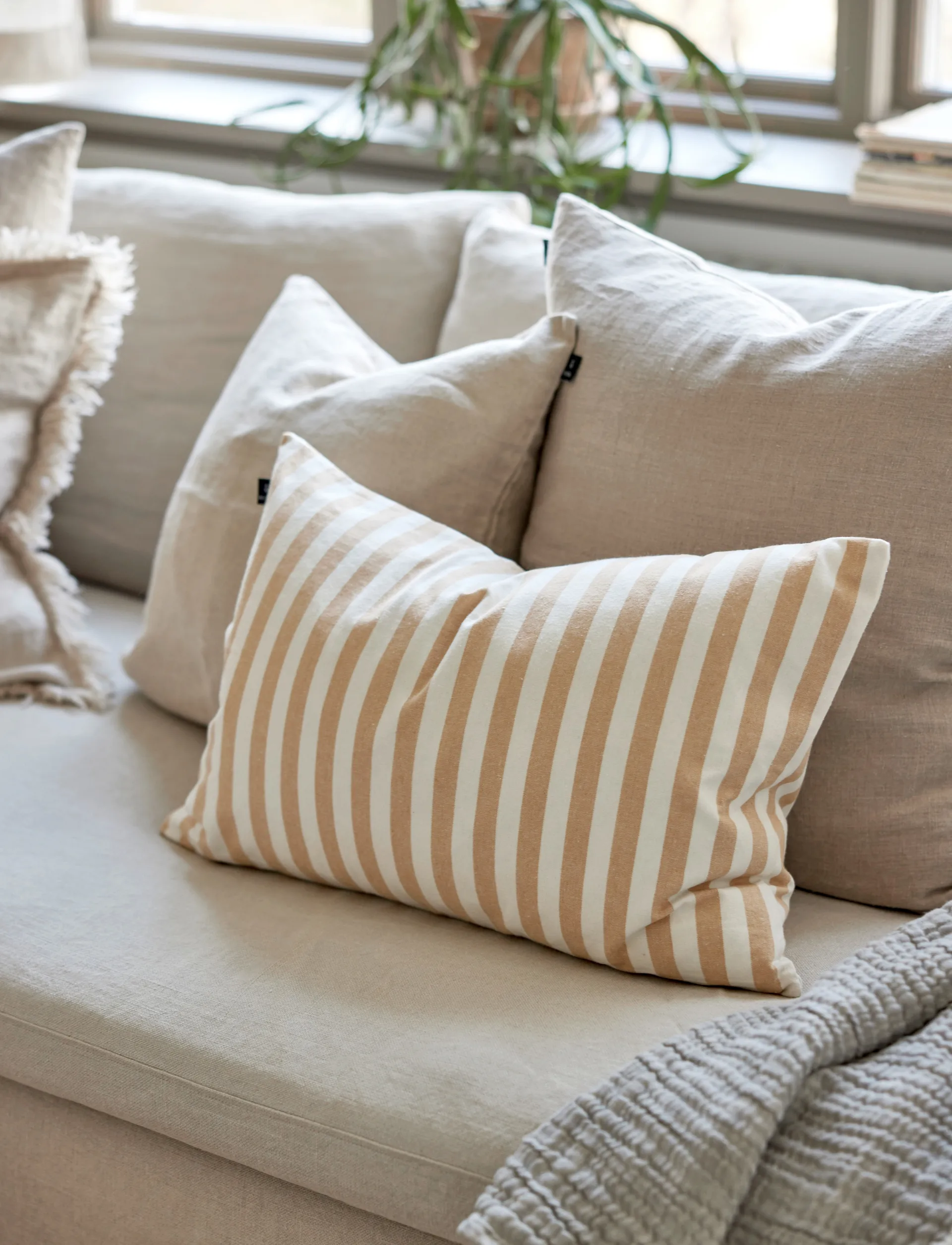 Bretagne kussenhoes, Tarwe, 40x60 cm Himla