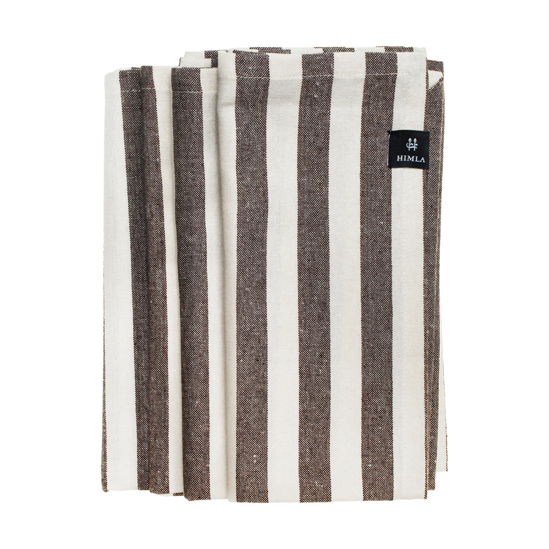 Bretagne stoffen servet 50x50 cm 4-pack, Chocolade Himla