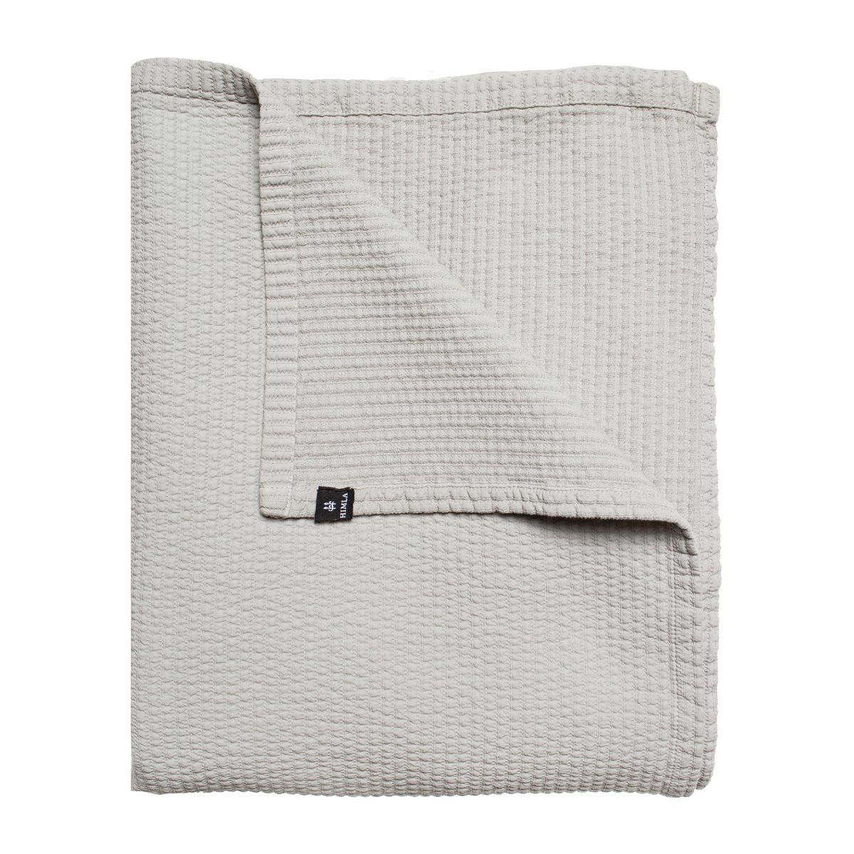 Himla Dylan sprei 260x260 cm Ash | Scandinavisch Interieur | Bedspreien | Grijs