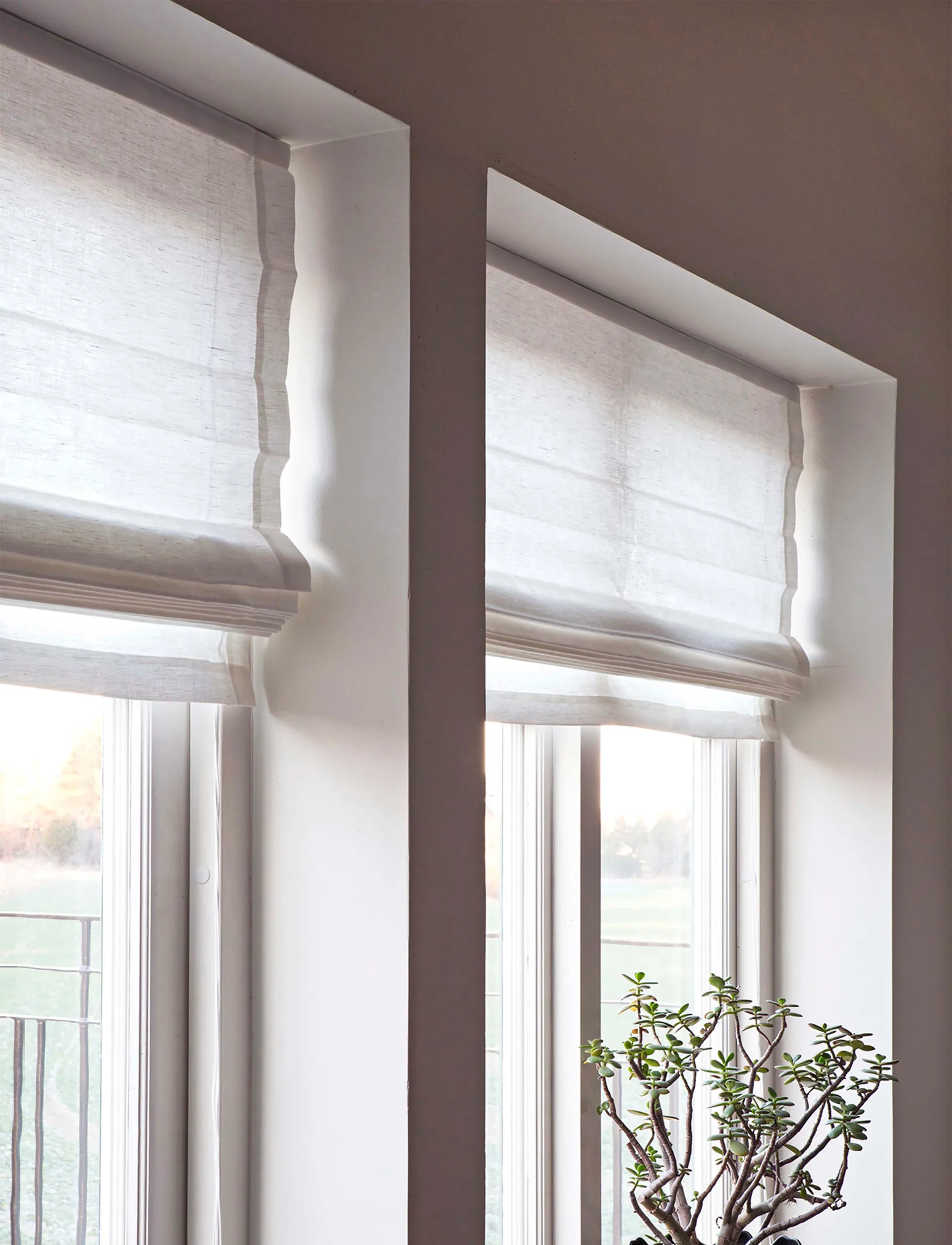 Ebba vouwgordijn 160x180 cm, Wit Himla