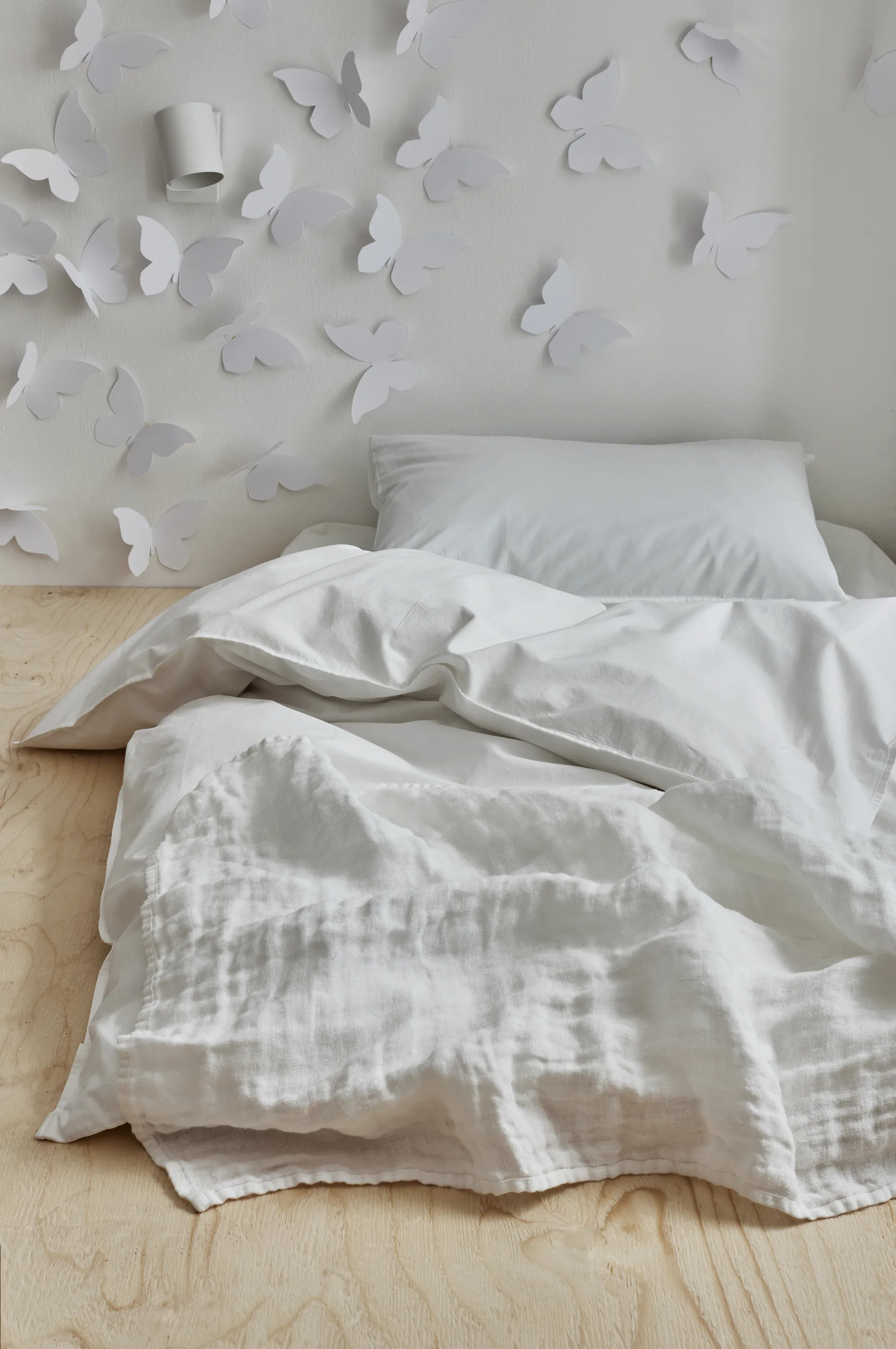 Hannelin babydeken 60x110 cm, White-white Himla