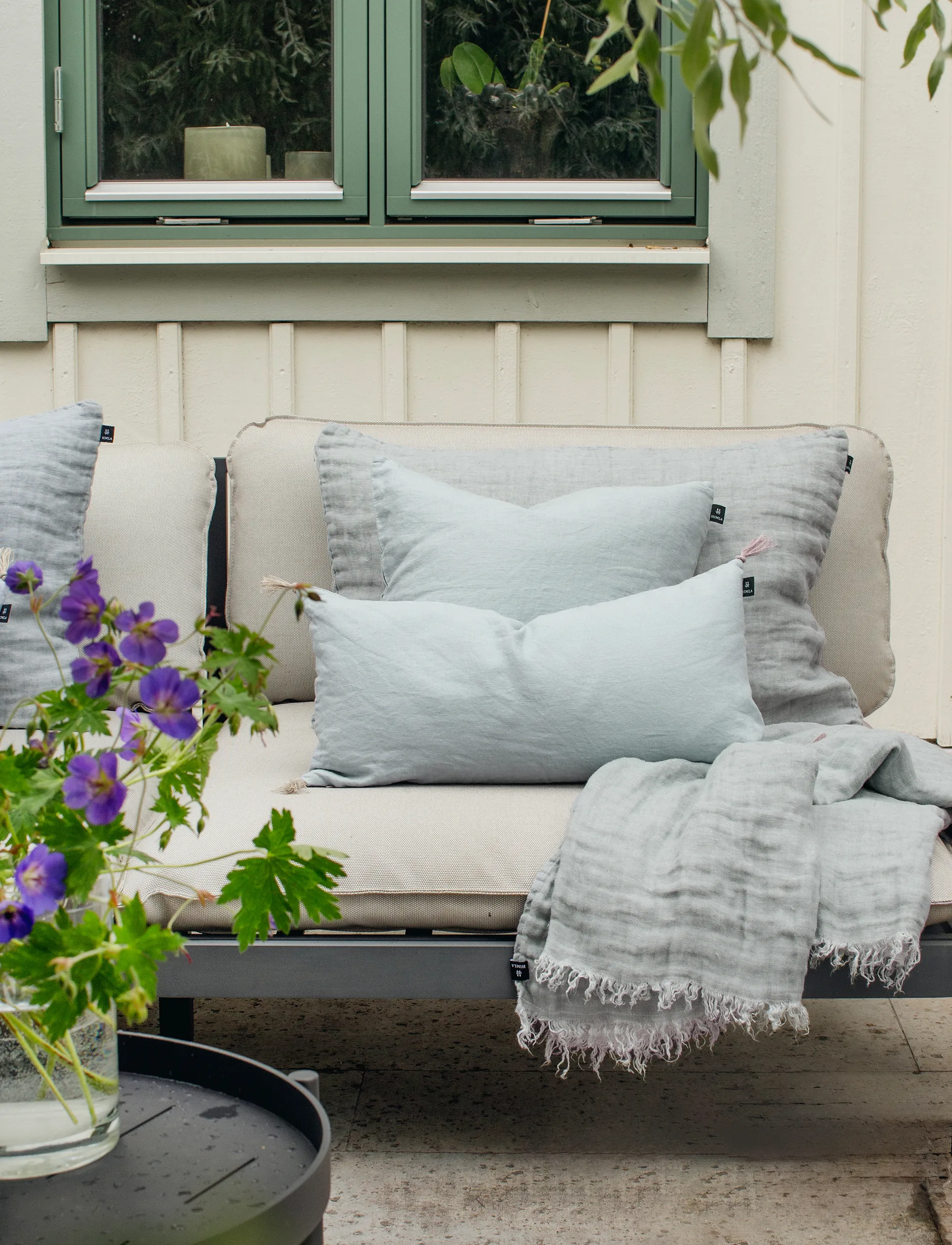 Hannelin plaid 130x170 cm, Bewolkte lucht Himla