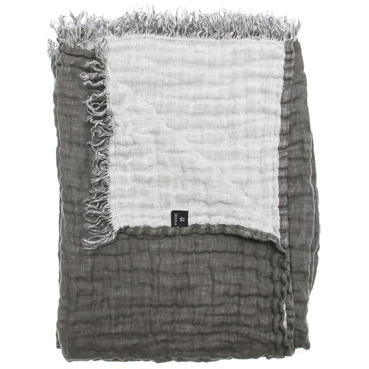 Hannelin plaid 130x170 cm - Charcoal-white - Himla