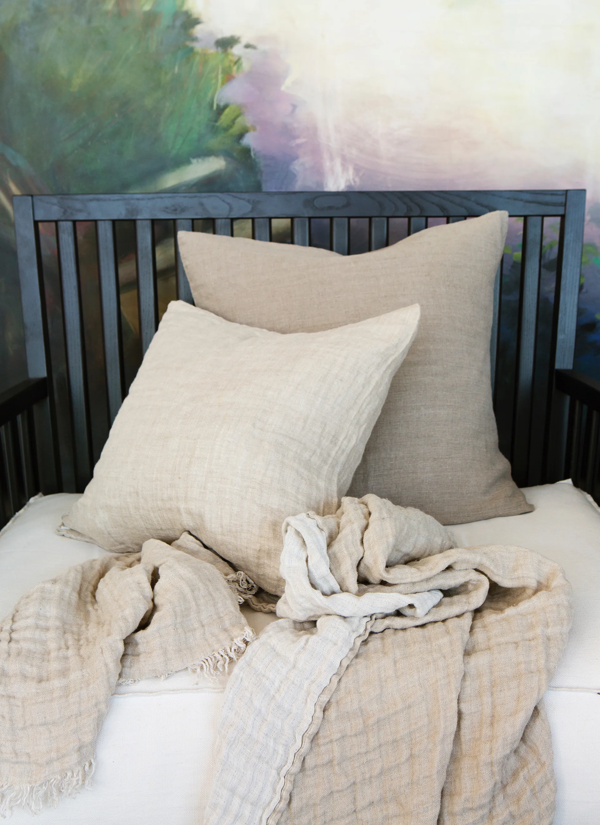 Hannelin plaid 130x170 cm, natural-white (beige-wit) Himla