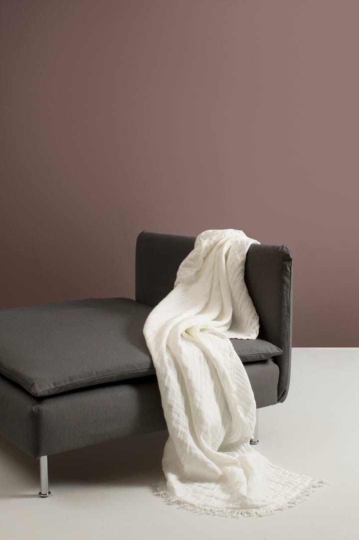 Hannelin plaid 130x170 cm, White-white Himla