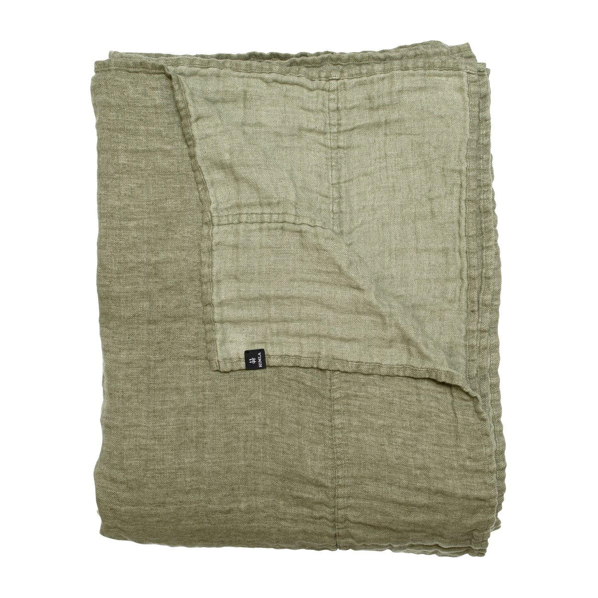 Himla Hannelin sprei driftwood Herbary | Scandinavisch Interieur | Bedspreien | Groen