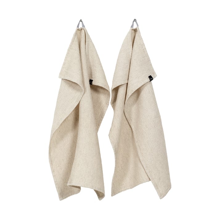 Hetty keukenhanddoek 50x70 cm 2-pack - Oatmeal - Himla