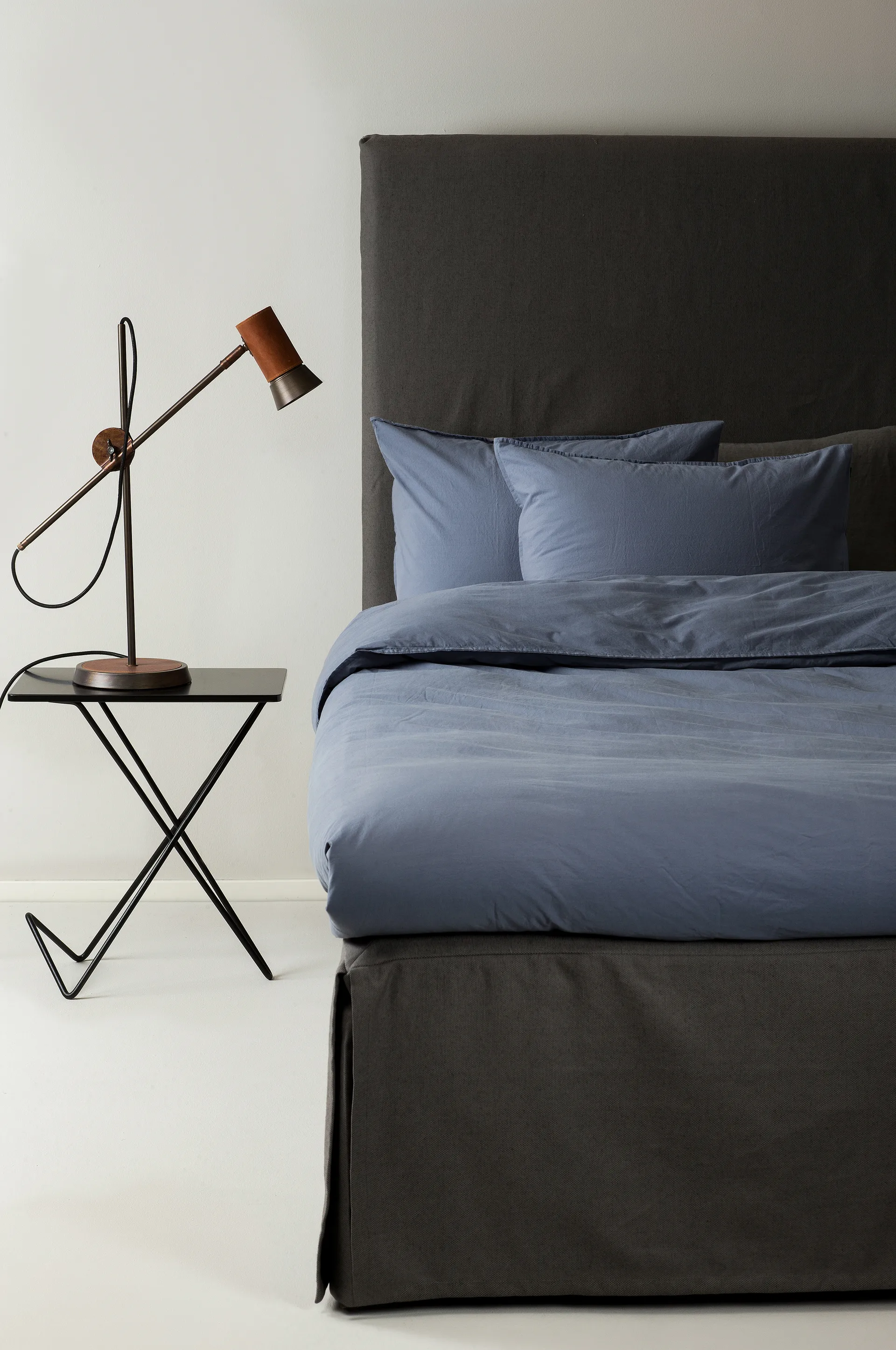 Hope plain biologisch dekbedovertrek silence (donkerblauw), 150x210 cm Himla
