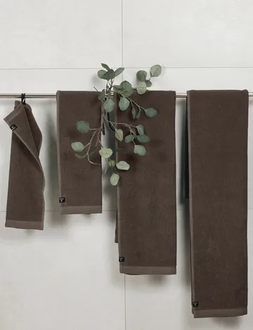 Lina handdoek chocolat - 70x140 cm - Himla