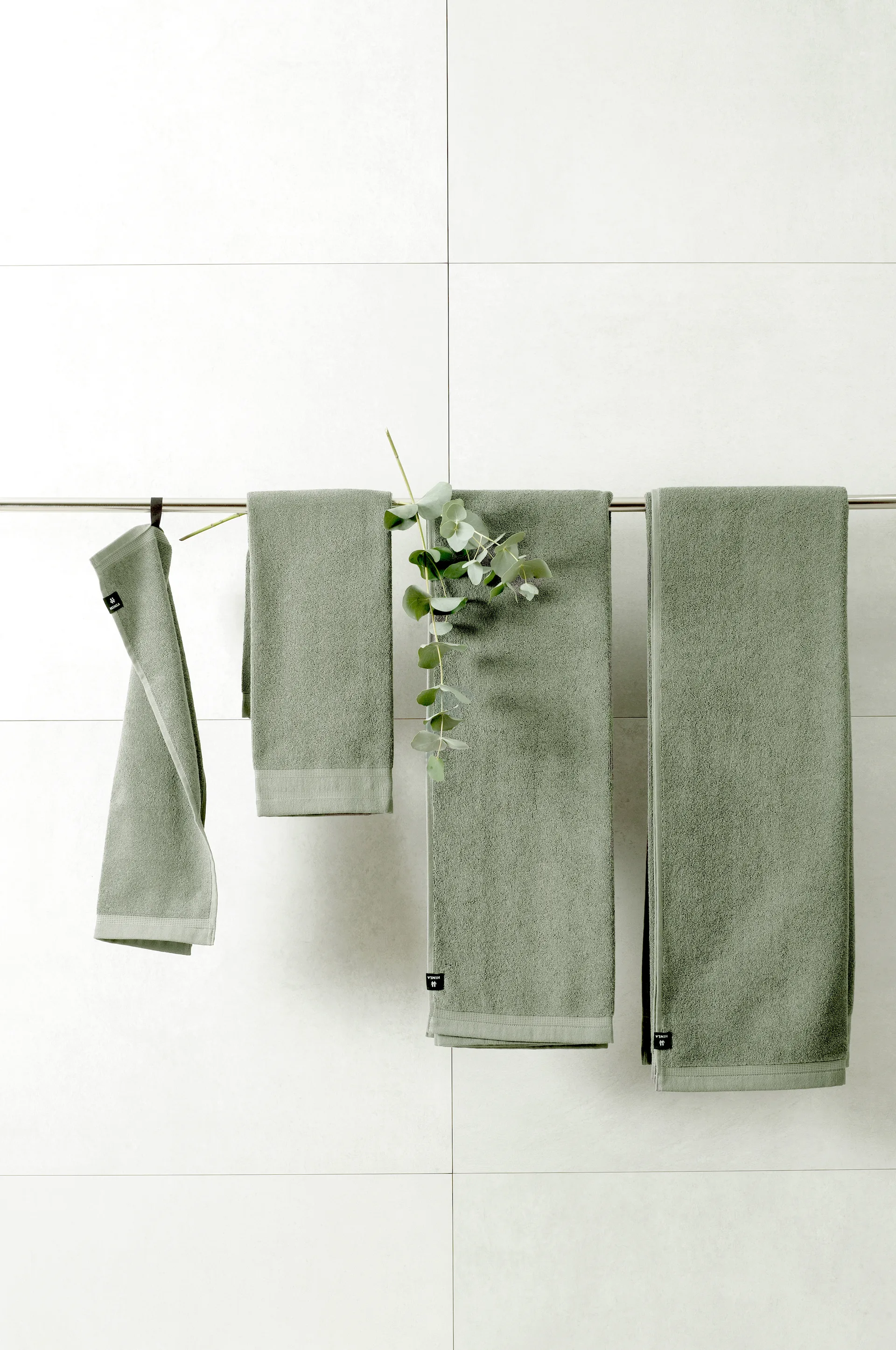 Lina handdoek sage, 70x140 cm Himla