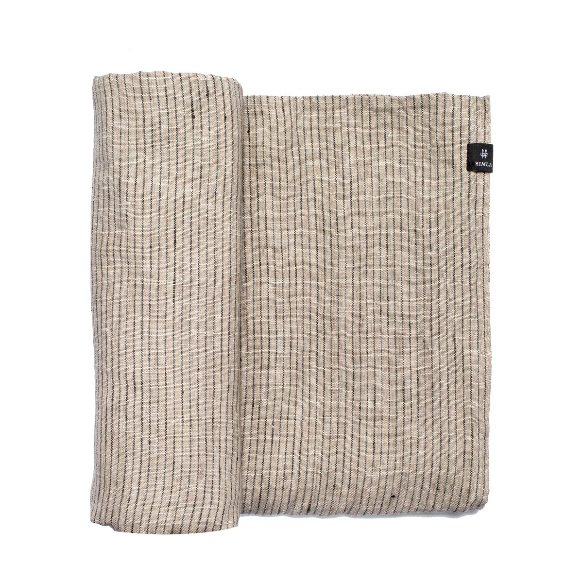 Himla Linus tafelkleed 145x330 cm Kohl-natural | Scandinavisch Interieur | Tafelkleden | Zwart