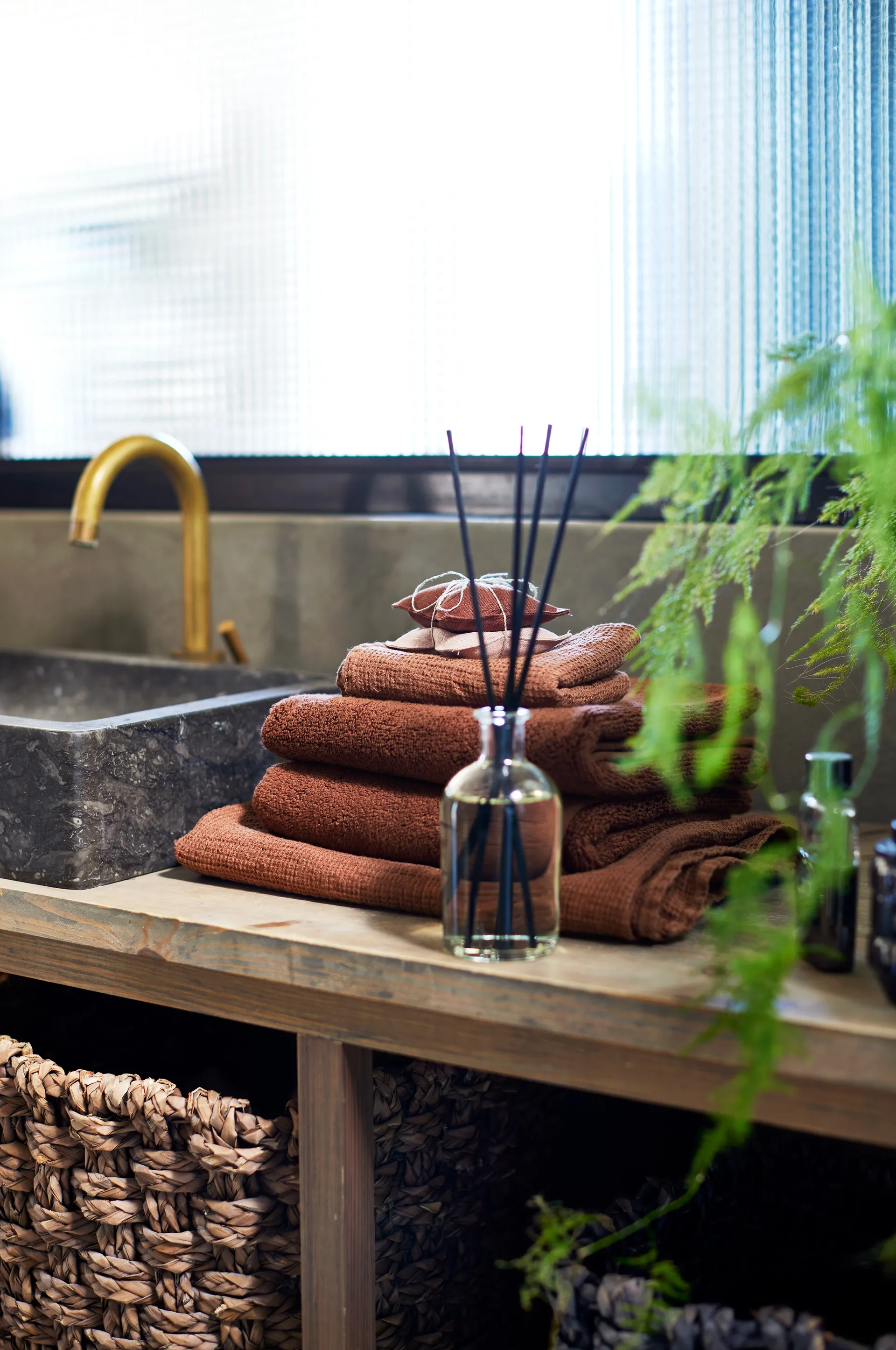 Maxime ecologische handdoek rustique, 70x140 cm Himla