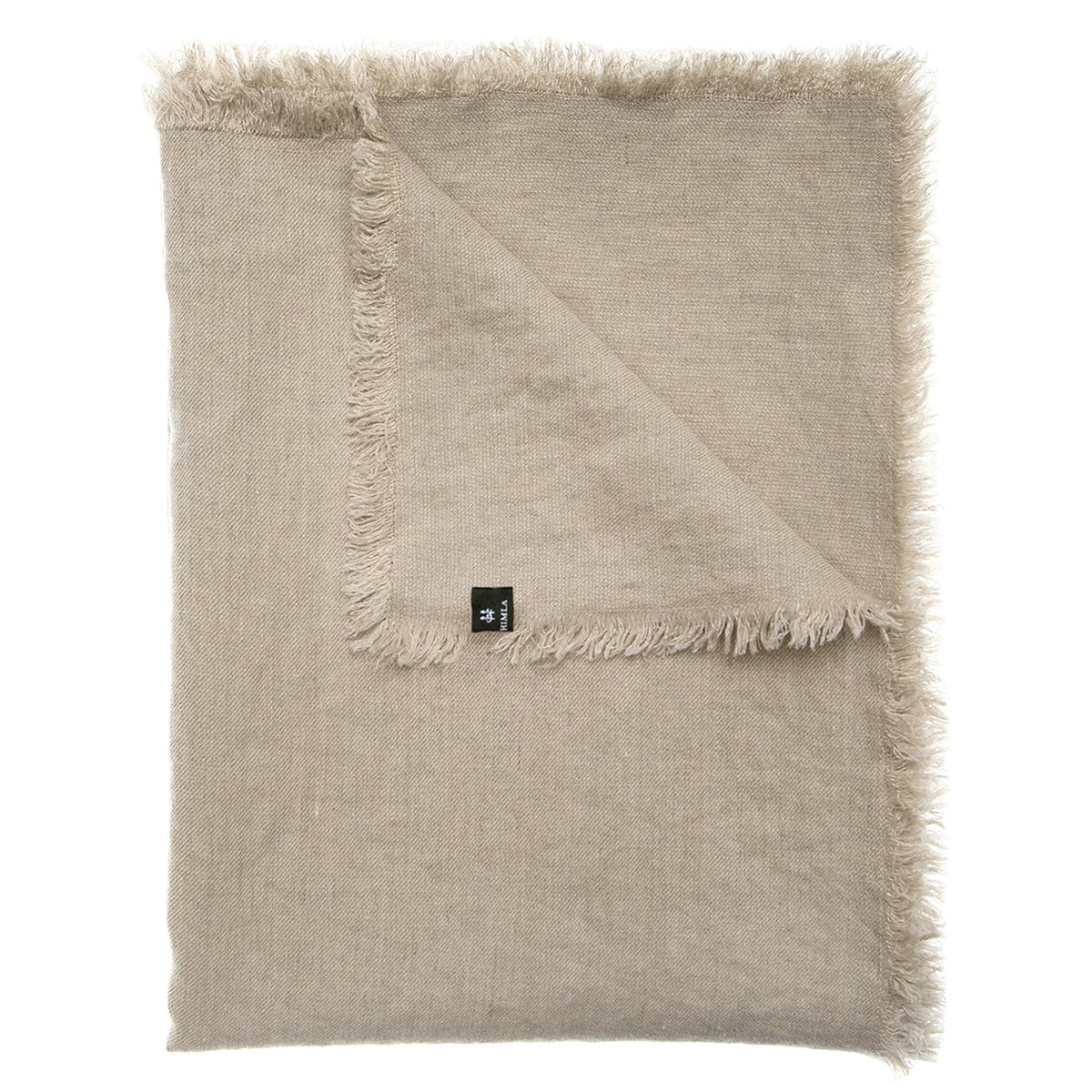 Himla Merlin plaid van linnen 130x170 cm Natural (beige)