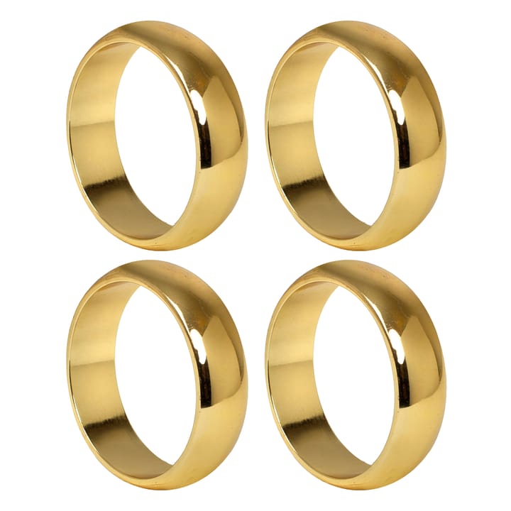 Monaco servetring Ø4 cm 4-pack - Brass - Himla