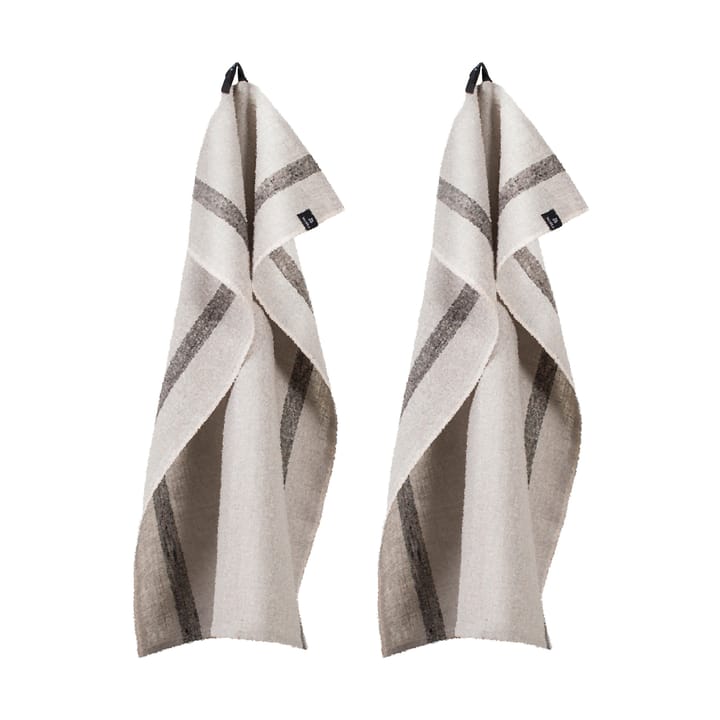 Nelly keukenhanddoek 50x70 cm 2-pack
 - Ash - Himla