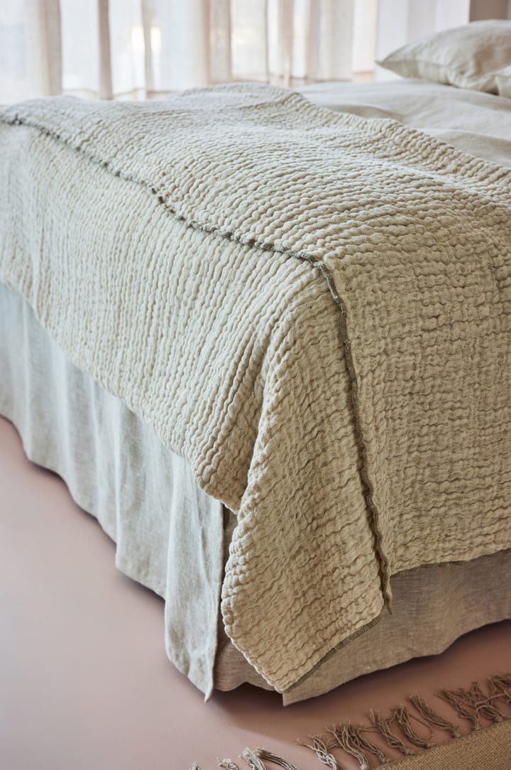 Pauline sprei 260x260 cm, Oatmeal Himla