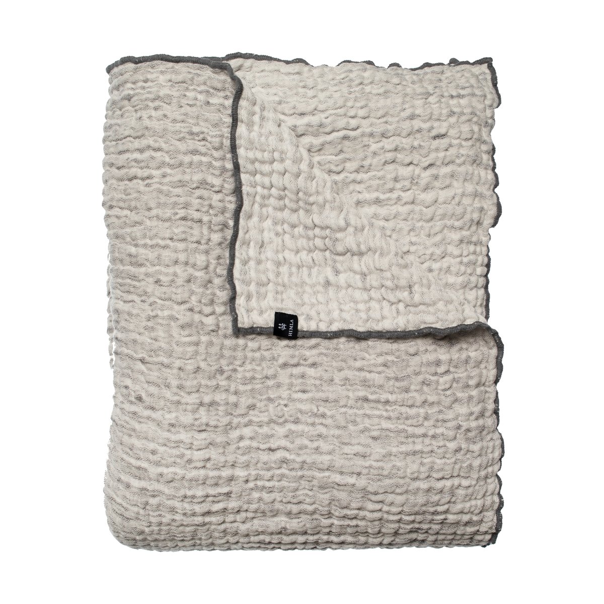 Himla Pauline sprei 260x260 cm Shadow | Scandinavisch Interieur | Bedspreien | Grijs