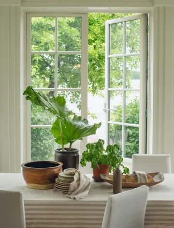 Riviera tafellaken 145x330 cm. - Zand - Himla