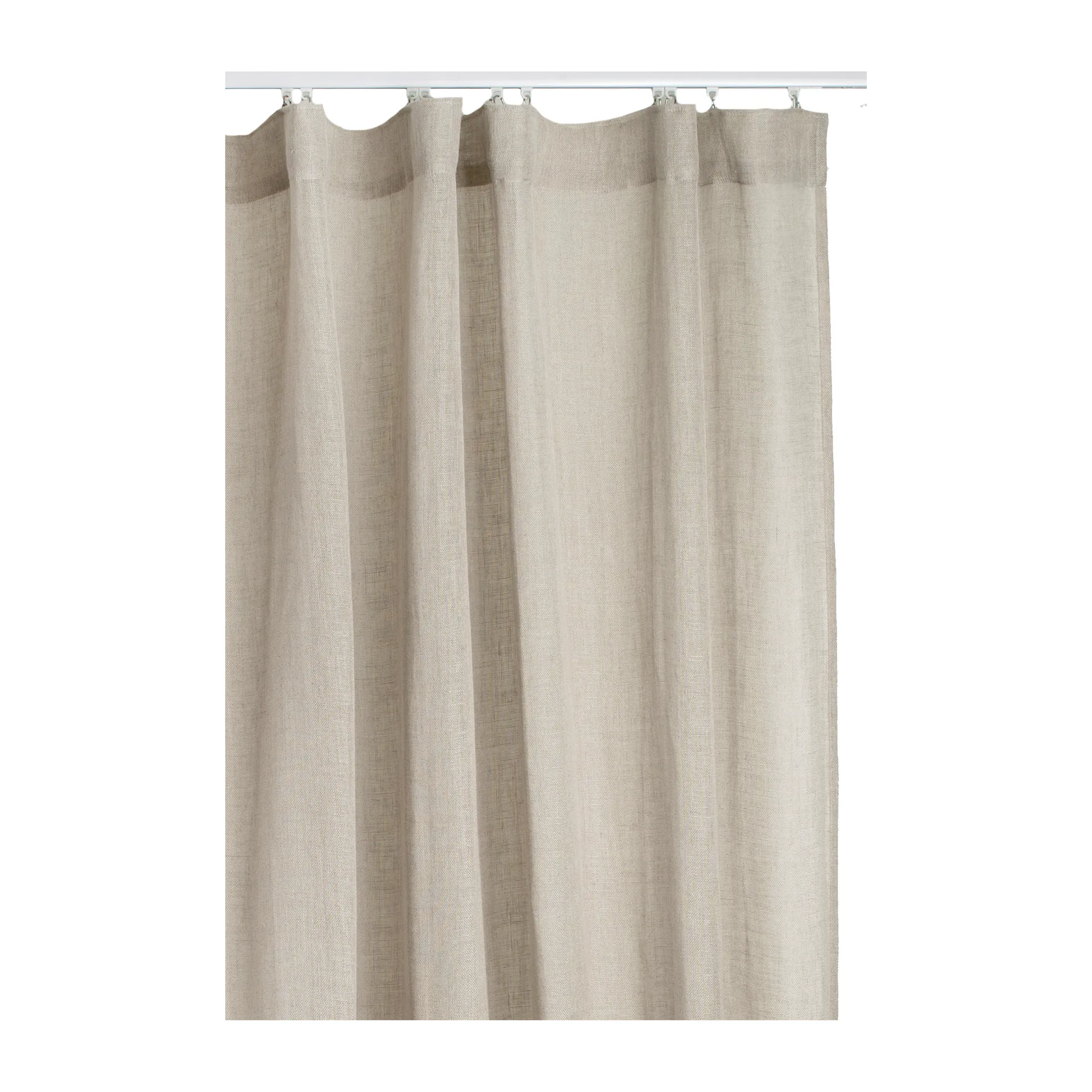 Sirocco gordijn met plooiband 270x250 cm, Natuur Himla