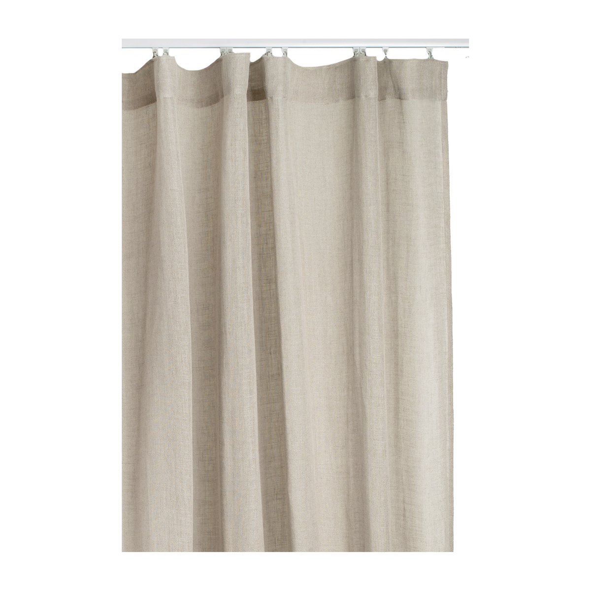 Himla Sirocco gordijn met plooiband 270x250 cm Natuur