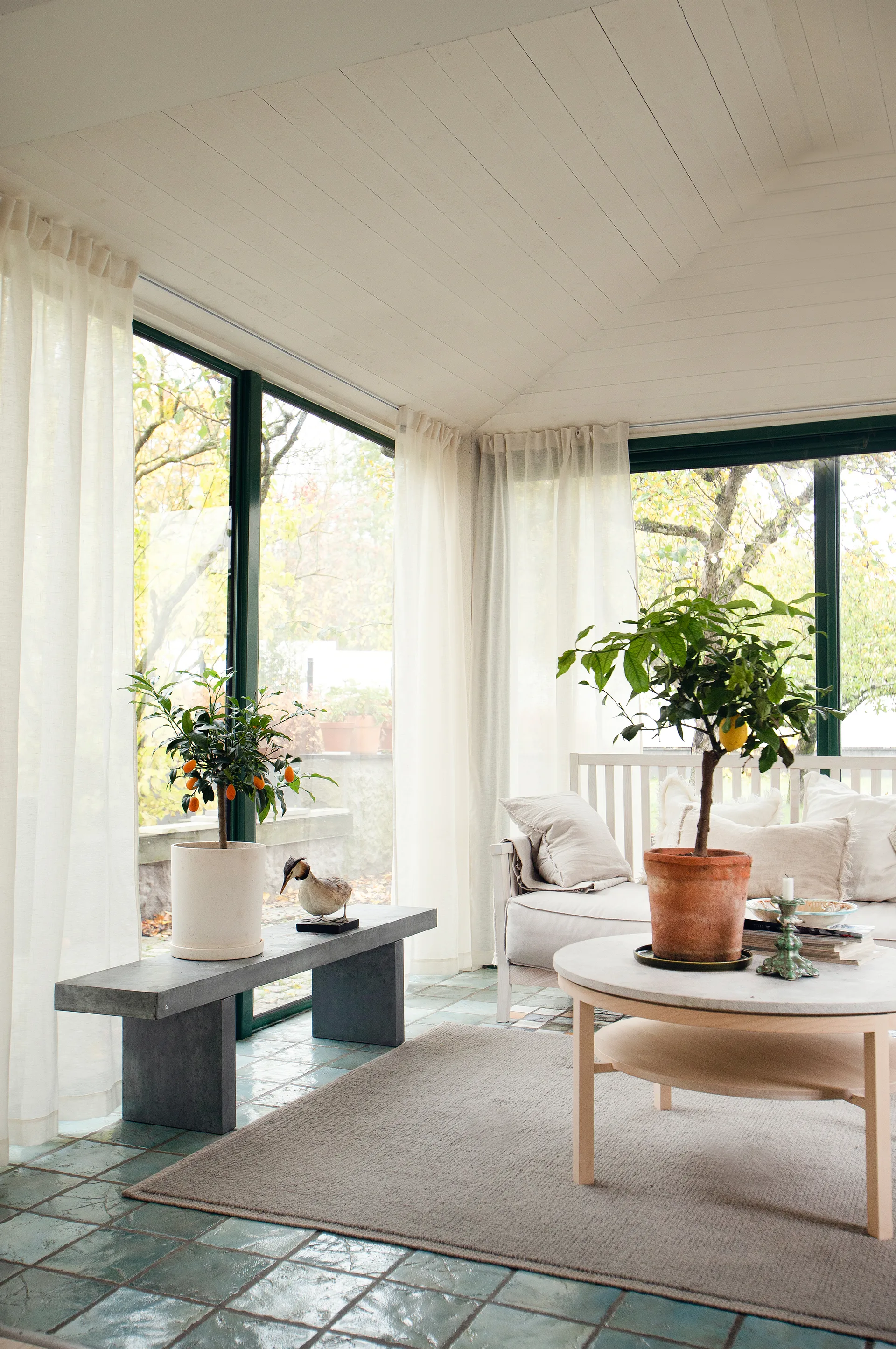 Skylight gordijn met plooiband 140x290 cm, Fog Himla