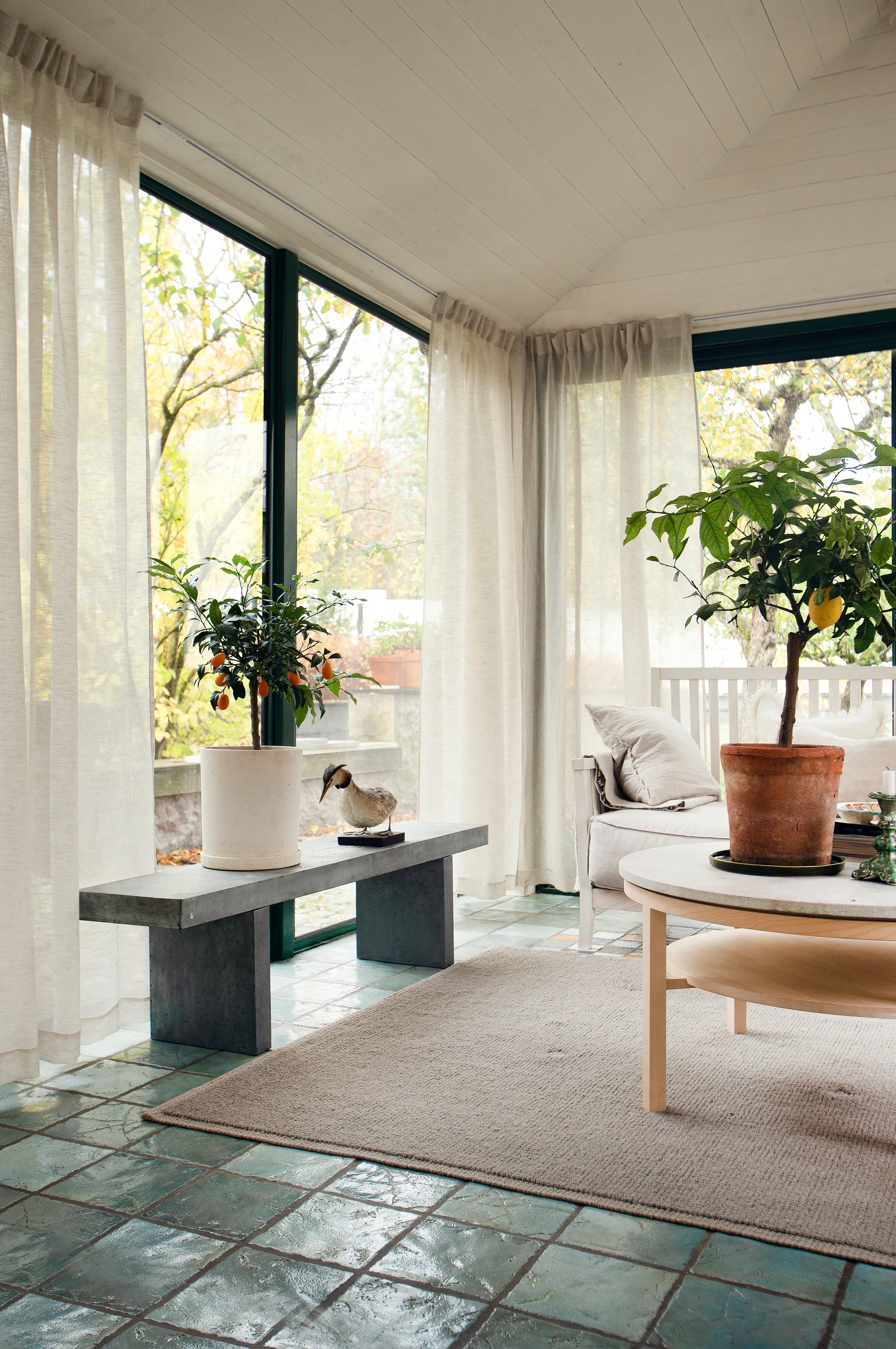 Skylight gordijn met plooiband 140x290 cm, Oatmeal Himla