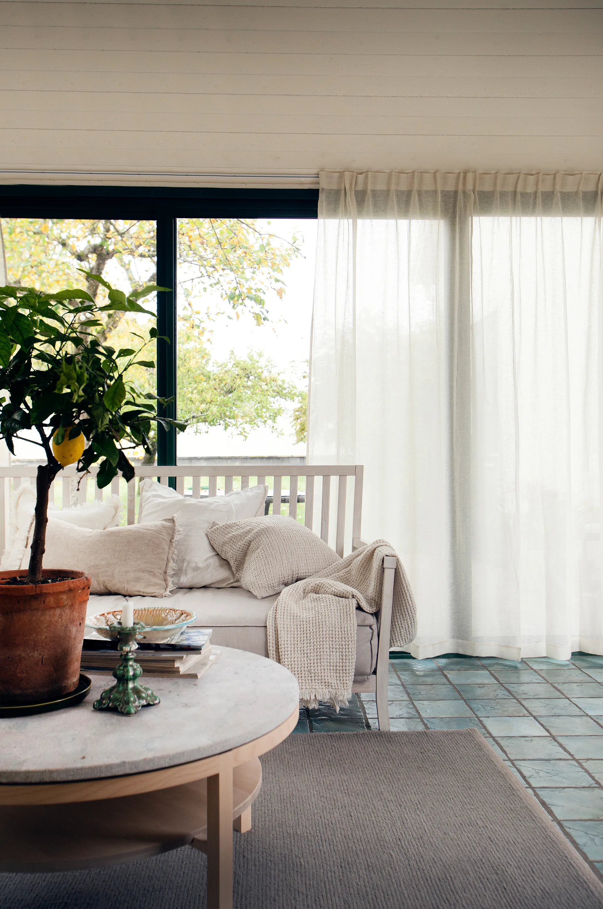 Skylight gordijn met plooiband 280x290 cm, Fog Himla