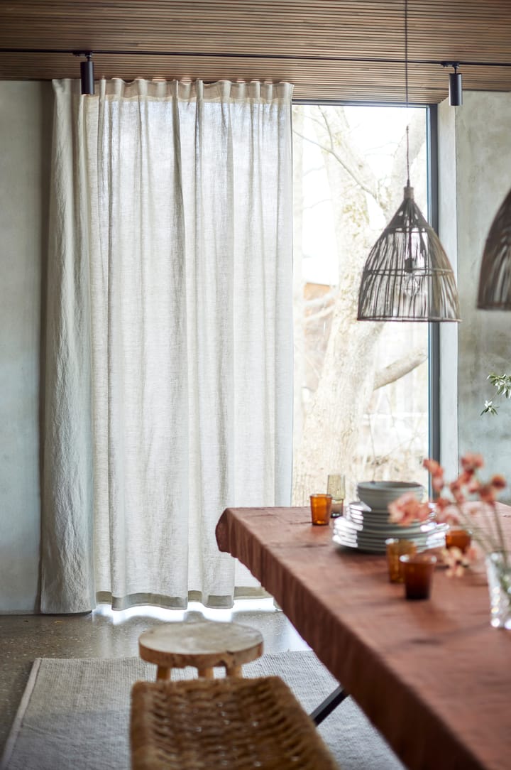 Sunrise gordijn met plooiband 280x290 cm, Oatmeal Himla
