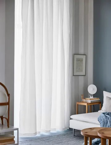 Sunrise gordijn met plooiband 280x290 cm - White - Himla