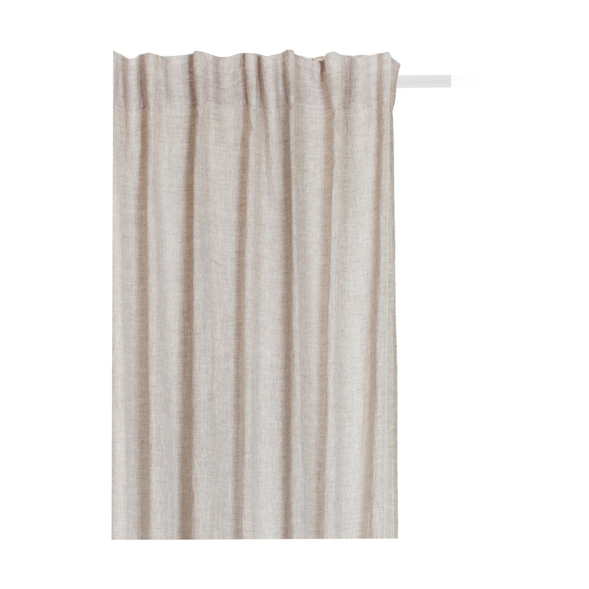 Himla Sunshine gordijn met plooiband 140x290 cm Oatmeal (natuur)