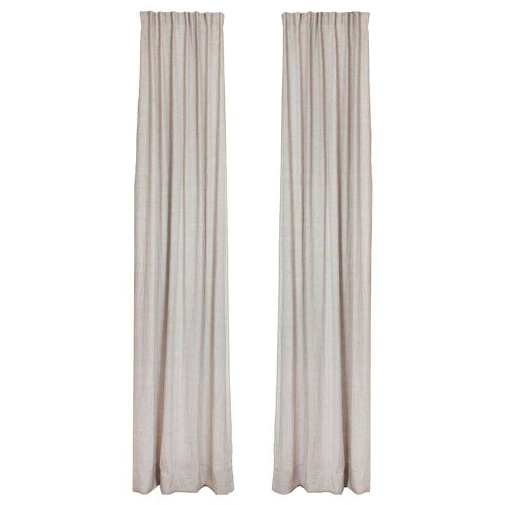 Sunshine gordijn met plooiband 140x290 cm - Oatmeal (natuur) - Himla