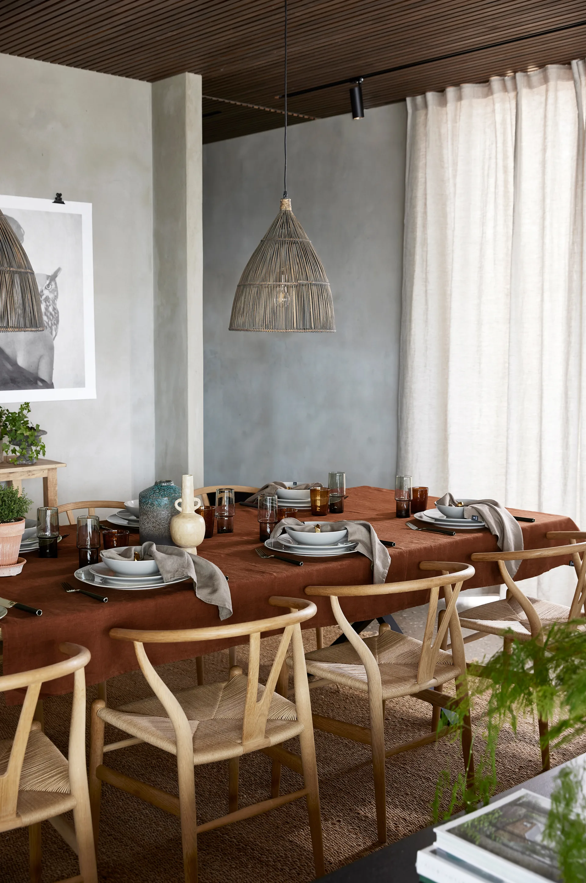 Sunshine gordijn met plooiband 140x290 cm, Oatmeal (natuur) Himla