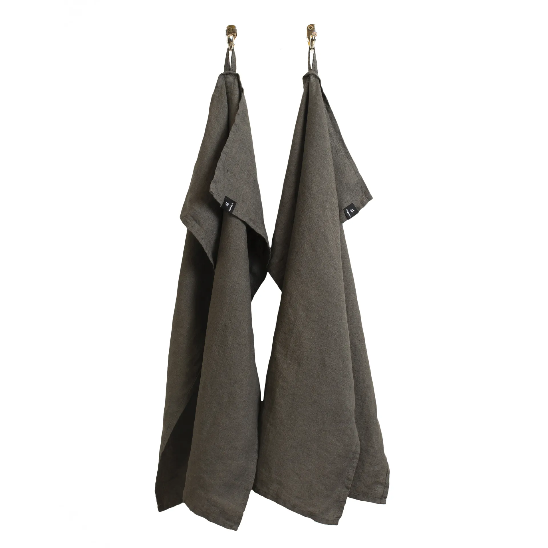 Sunshine keukenhanddoek 2-pack, Charcoal (donkergrijs) Himla