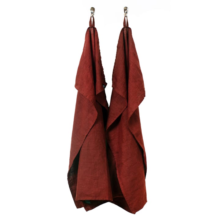 Sunshine keukenhanddoek 2-pack - Lingonberry (rood) - Himla
