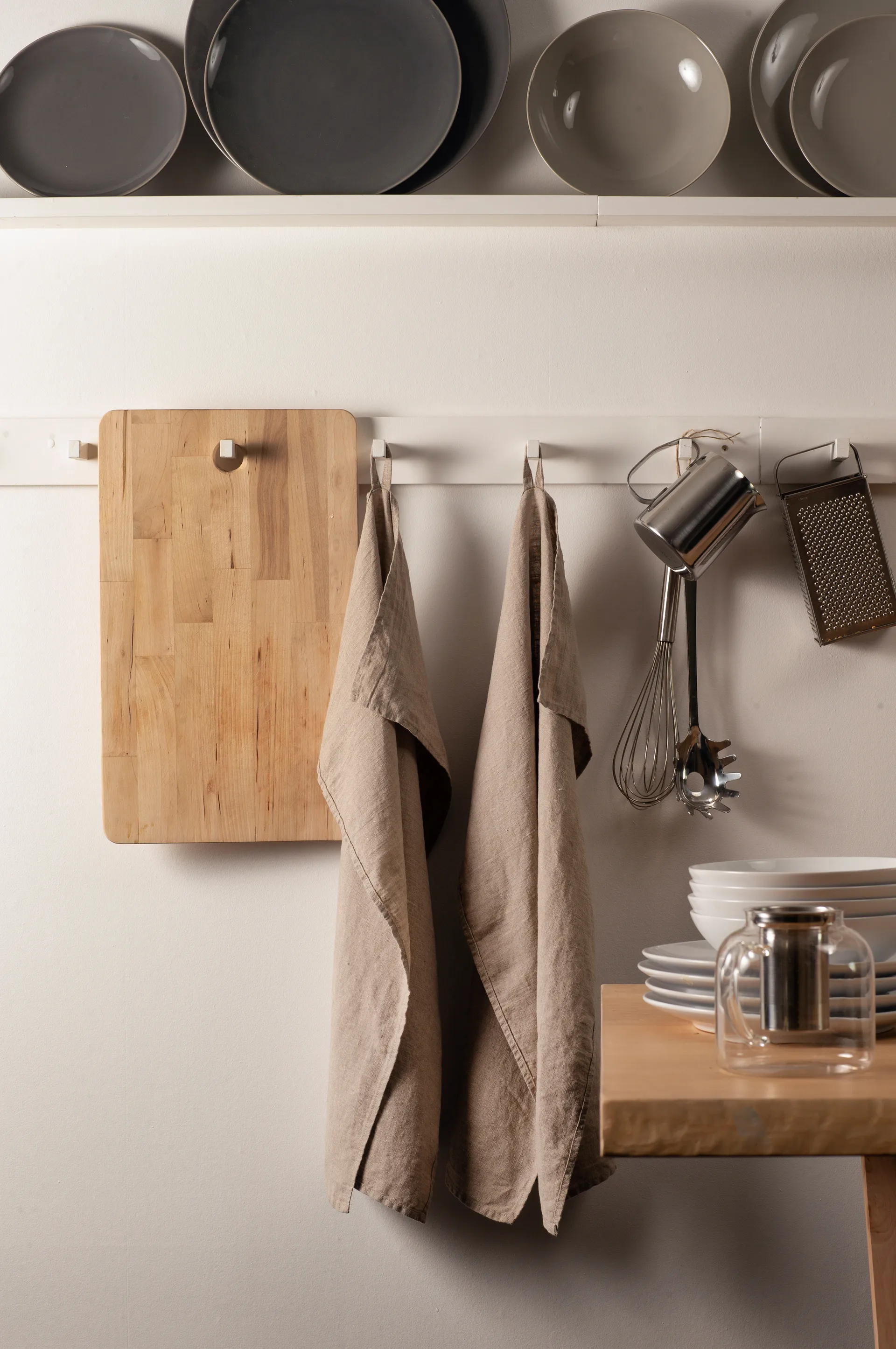 Sunshine keukenhanddoek 2-pack, Natural Himla