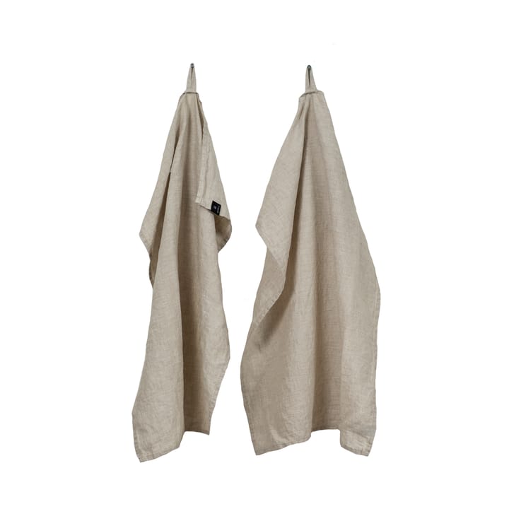 Sunshine keukenhanddoek 2-pack - Oatmeal - Himla