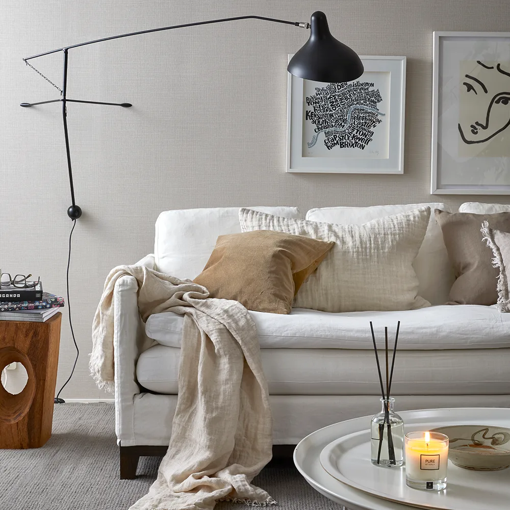 Sunshine kussenhoes, 50x50, clay, 50x50 cm Himla