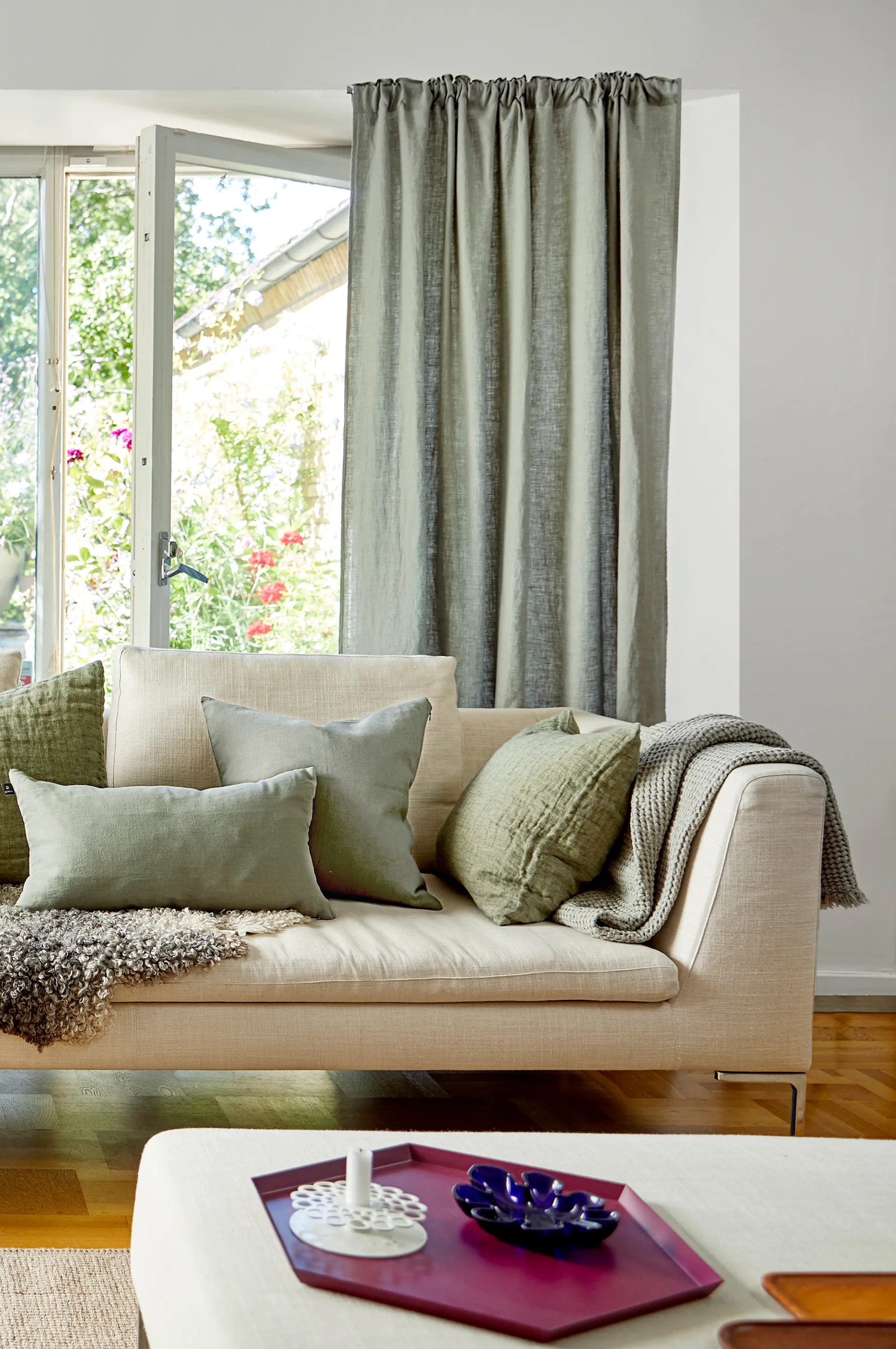 Sunshine kussenhoes 50x50 cm, Sage Himla