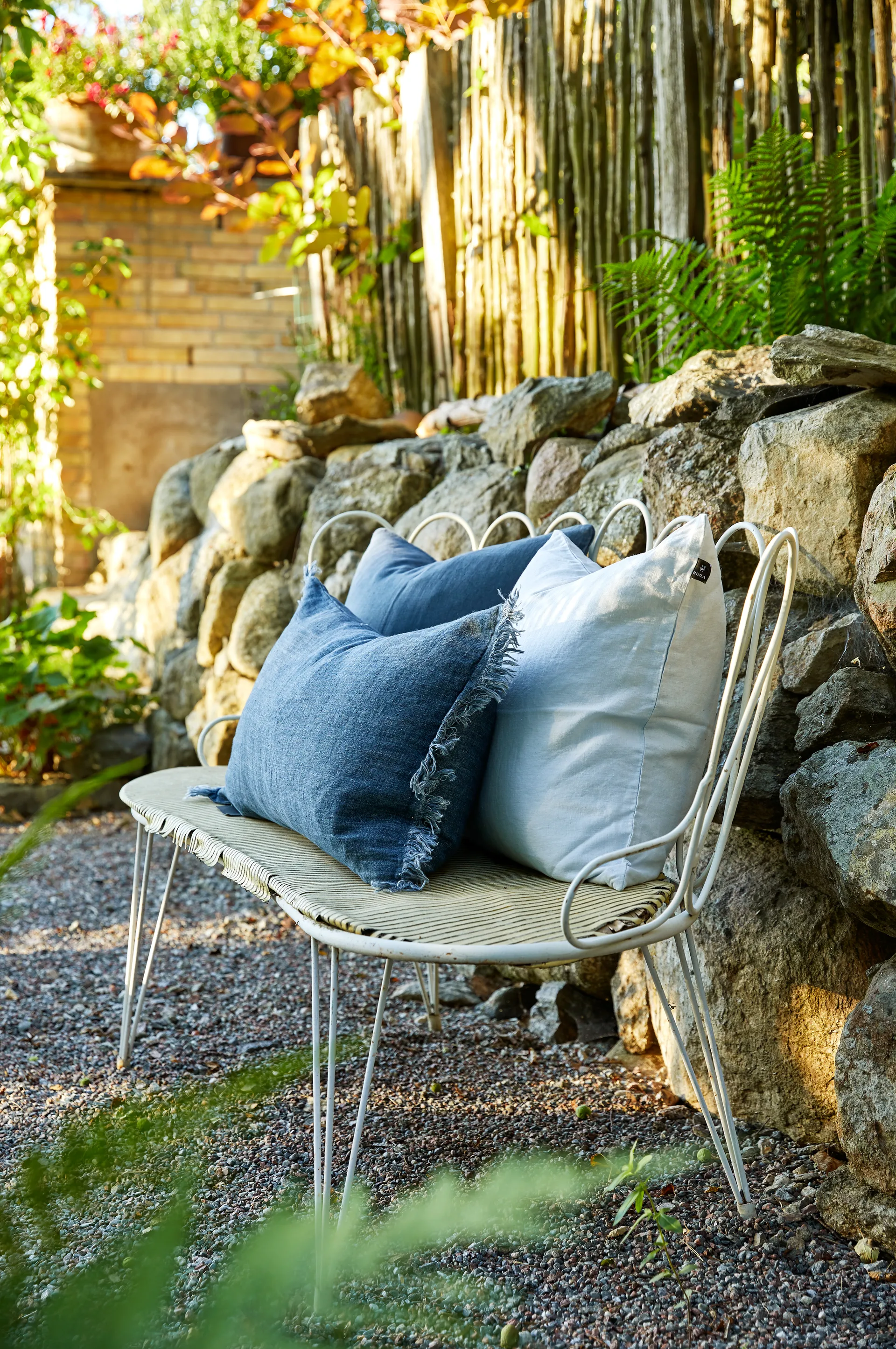 Sunshine kussenhoes 50x50 cm, Silence (blauw) Himla