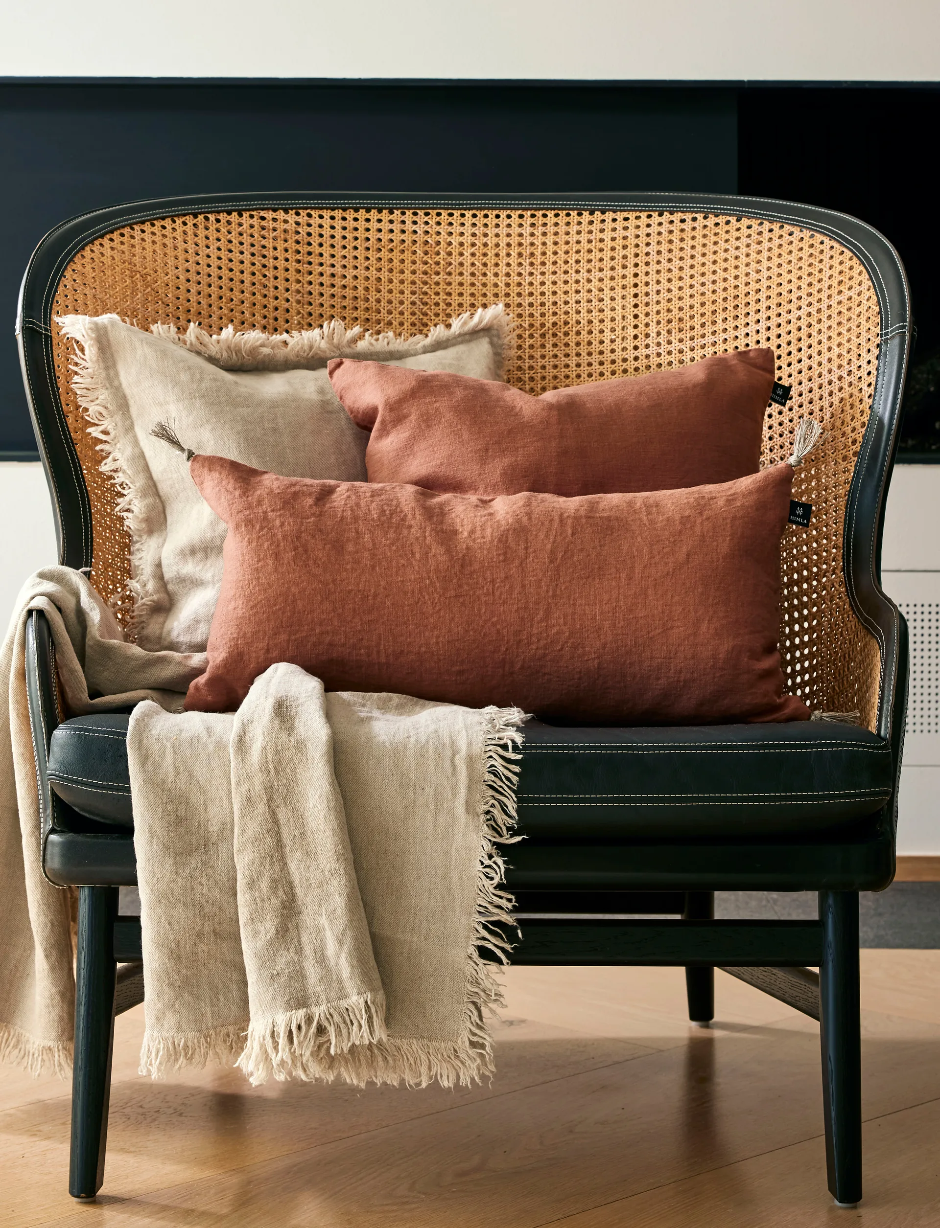 Sunshine kussenhoes kwast 30x60 cm, Grounded Himla