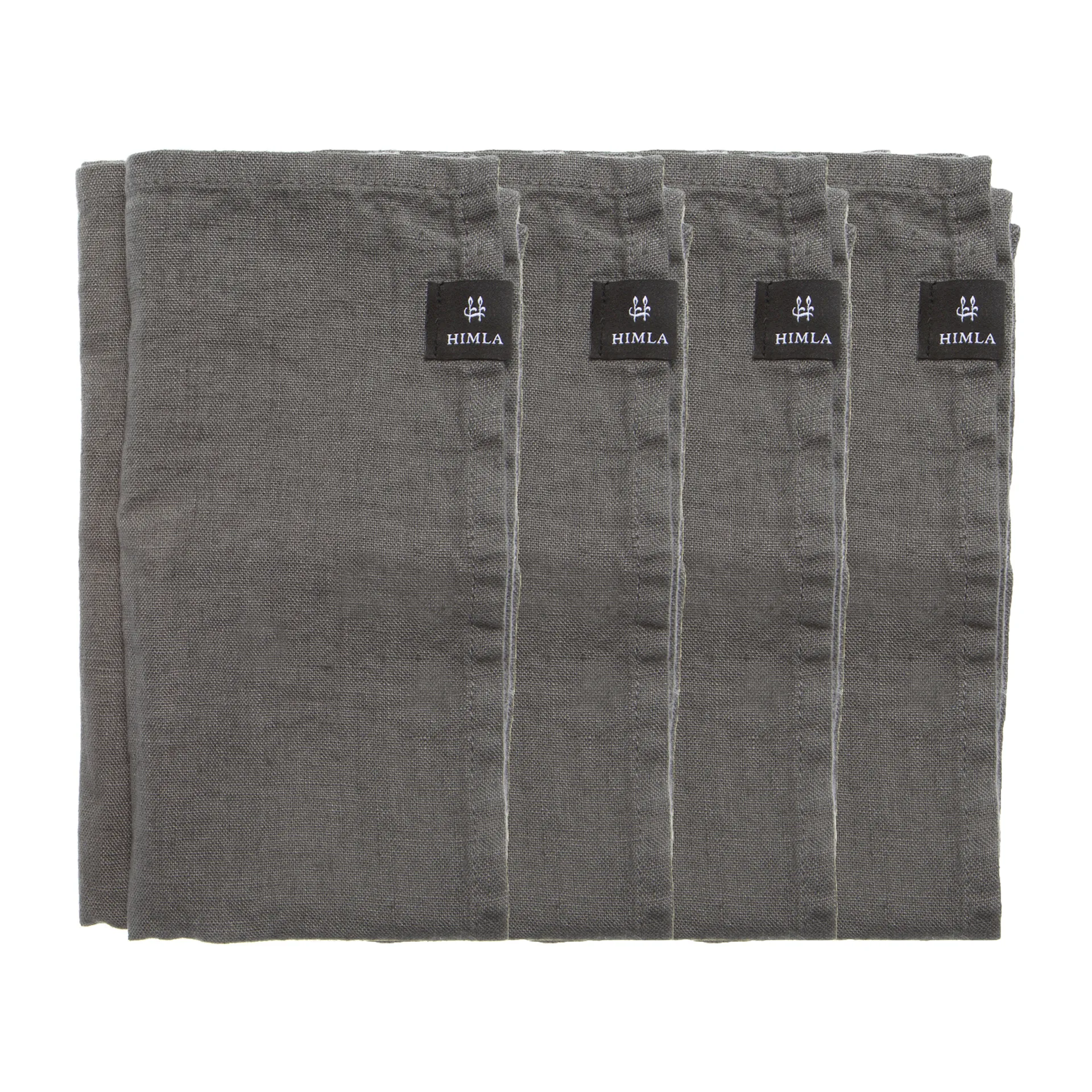 Sunshine servet 4-pack, Charcoal (donker grijs) Himla