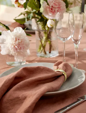 Sunshine servet 4-pack - Grounded, 45x45 cm - Himla