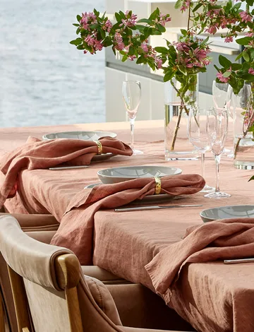 Sunshine servet 4-pack - Grounded, 45x45 cm - Himla