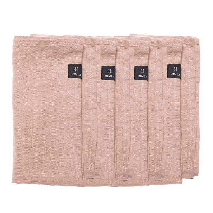 Sunshine servet 4-pack - Nude (roze) - Himla