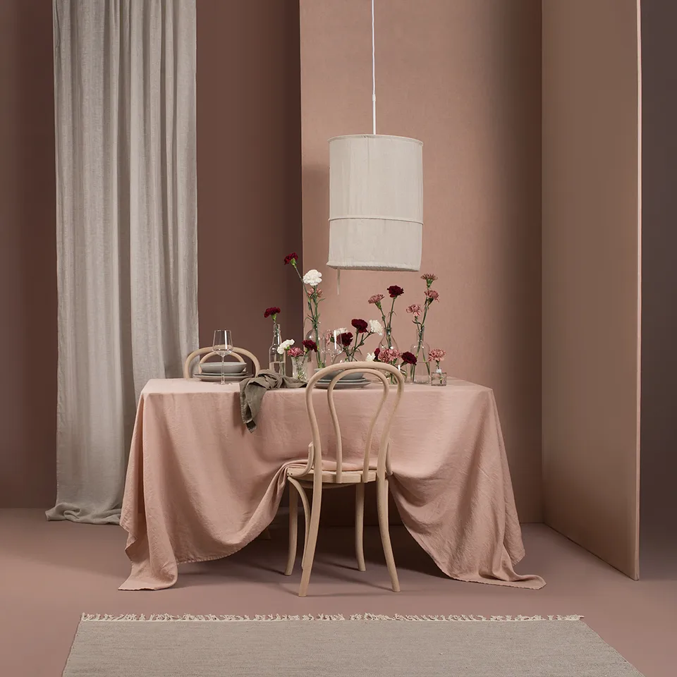 Sunshine tafelkleed 145x330 cm, Nude Himla